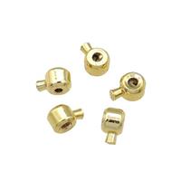 copper BeadStopper, unfade, gold plated, approx 3mm [FD11585]