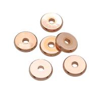 copper spacer beads, heishi, unfade, Rose gold, approx 8mm [FD11670-8MM]