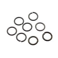Copper Jump Ring Unfade Black Plated, approx 8mm dia [FD12140-8MM]