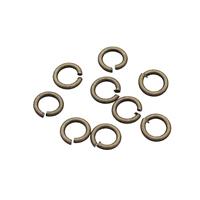 Copper Jump Ring Unfade Antique Bronze, approx 5mm dia [FD12141-5MM]