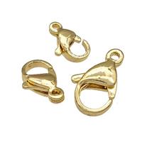 Stainless Steel Lobster Clasp 14K Gold Plated, approx 15mm [FD14951-15MM]