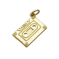 Copper MagneticTape Pendant Gold Plated, approx 10-16mm [FN31691]