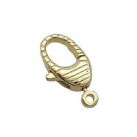 Copper Lobster Clasp Gold Plated, approx 10-19mm [FN33342]