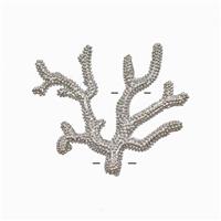 Copper Branch Charms Pendant Platinum Plated, approx 28mm [FN46020]