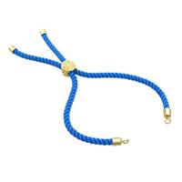 Skyblue Nylon Bracelet Cord, approx 3mm, 20cm length [FR11303]
