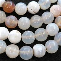 fire agate beads, round, approx 4mm dia [GA1879-4MM]
