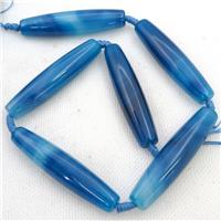 blue Agate rice Beads, approx 14-60mm [GA2117]