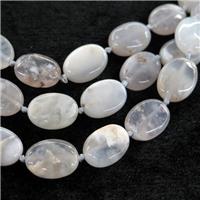 blue Chalcedony oval beads, approx 12-18mm [GB12005-S]