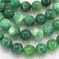natural Green Chalcedony beads, round, approx 8mm dia [GB12180-8MM]