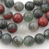 African BloodStone Beads Heliotrope Smooth Round, approx 8mm dia [GB12241-8MM]