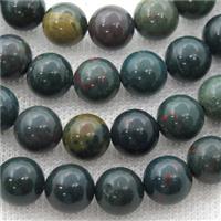 chook BloodStone Beads, round, approx 8mm dia [GB12256-8MM]