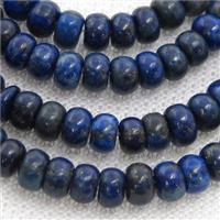 blue Lapis Lazuli rondelle beads, approx 4mm [GB12271-4MM]