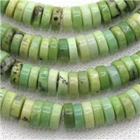 olive Australian Chrysoprase heishi beads, approx 8mm [GB12276-8MM]