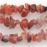 red Carnelian Agate chip beads, approx 5-8mm [GB12672]