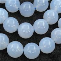 blue Chalcedony Beads, round, A-grade, approx 8mm dia [GB13130-8MM]