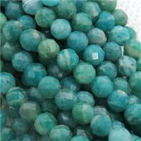 green Russian Amazonite Beads, faceted round, approx 5mm dia [GB13216-5MM]