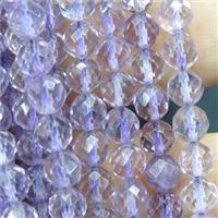 lt.purple Amethyst Beads, faceted round, approx 8mm dia [GB13232]