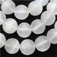 Natural Morocco White Selenite Beads Round, approx 10mm dia [GB13338-10MM]