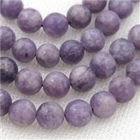 purple Lepidolite Beads, round, approx 8mm dia [GB13680-8MM]