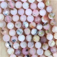 Pink Opal Seed Beads Faceted Round, approx 2mm dia [GB14472-2MM]