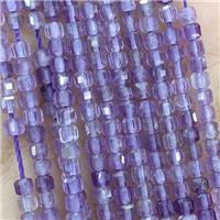 Purple Amethyst Cube Beads, approx 2mm [GB15150]