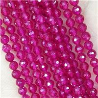 Natural Corundum Beads Faceted Round, approx 2mm dia [GB15423-2MM]
