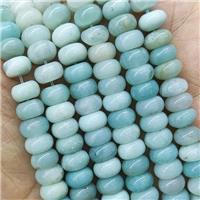 Blue Amazonite Beads Smooth Rondelle, approx 4x6mm [GB15508]
