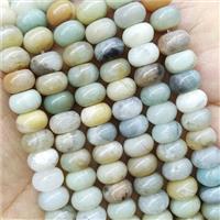 Amazonite Rondelle Beads Smooth Multicolor, approx 5x8mm [GB15533-5X8MM]