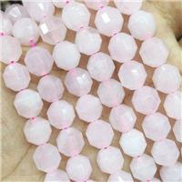 Pink Rose Quartz Prism Beads, approx 10mm [GB15886-10MM]