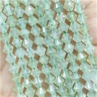 Natural Green Prehnite Beads Bicone, approx 6mm [GB16494]