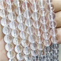 Clear Quartz Beads Faceted Round, approx 12mm dia [GB16892-12MM]