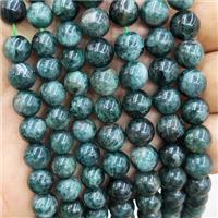 Natural Green Apatite Beads Smooth Round, approx 6mm dia [GB17607-6MM]