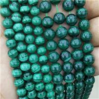 Natural Green Malachite Beads Smooth Round, approx 10mm dia [GB18607-10MM]