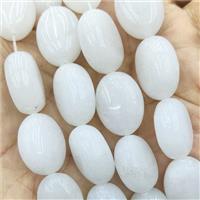White Jade Oval Beads, approx 15-20mm [GB19265]