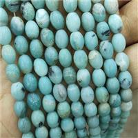 Blue Amazonite Beads Rice, approx 6-8mm [GB19439]