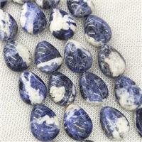 Natural Blue Sodalite Teardrop Beads, approx 15-20mm, 20pcs per st [GB19594]