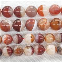Agate Druzy Beads Red Smooth Round, approx 14mm dia [GB20147-14MM]