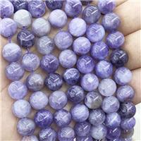 Natural Purple Chalcedony Beads Smooth Round, approx 6mm dia [GB20259-6MM]