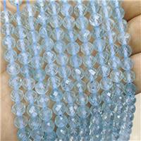 Natural Topaz Beads Blue Faceted Round, approx 6mm [GB20310]