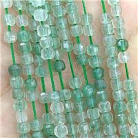 Natural Green Strawberry Quartz Beads Faceted Cube, approx 3mm [GB20794]