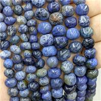 Natural Dumortierite Beads Blue Chips Freeform, approx 6-9mm [GB20908-S]
