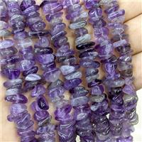 Natural Amethyst Beads Chips Freeform Purple, approx 7-11mm [GB21404]