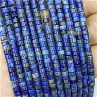 Natural Blue Lapis Lazuli Heishi Beads, approx 4mm [GB22063]