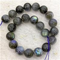 Natural Labradorite Beads Smooth Round, approx 18mm [GB22236]
