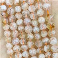 Natural Citrine Beads Smooth Round, approx 4mm [GB22307]
