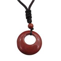 red jasper necklace, approx 25mm, 3mm [GM15526]