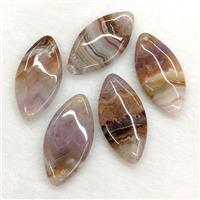Natural Aurora Amethyst Agate Oval Pendant, approx 20-40mm [GM24508]