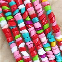 Mixed Color Lampwork Glass Chips Beads, approx 4mm [GS2354]