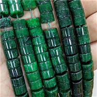 Sponge Jade Heishi Beads Green Dye, approx 10mm [JD10310]