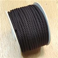 Nylon Wire Cord Deepcoffee, approx 3mm, 16 meters per rolls [JP00022]